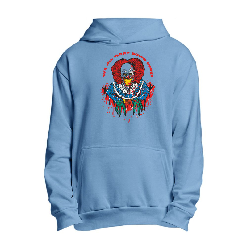 We All Float Down Here, Clown Urban Pullover Hoodie | Artistshot