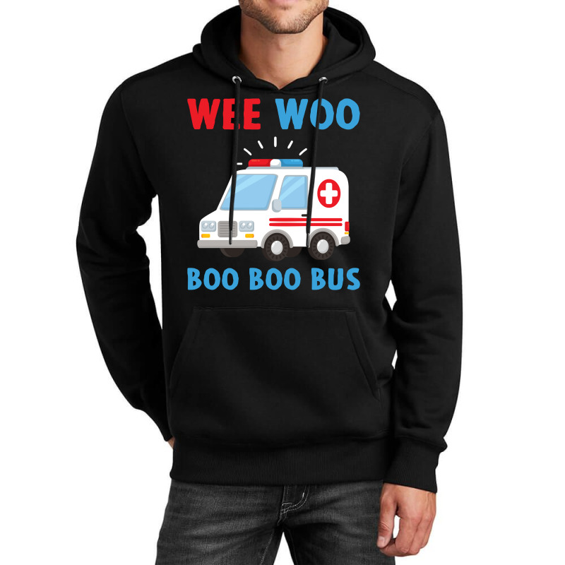 Wee Woo Boo Boo Bus Ambulance Ems Emt Paramedic Driver Gift Pullover H Unisex Hoodie | Artistshot