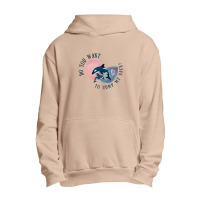 Funny Whale Pun Hump My Back Urban Pullover Hoodie | Artistshot