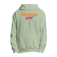 Michigan Girl Urban Pullover Hoodie | Artistshot