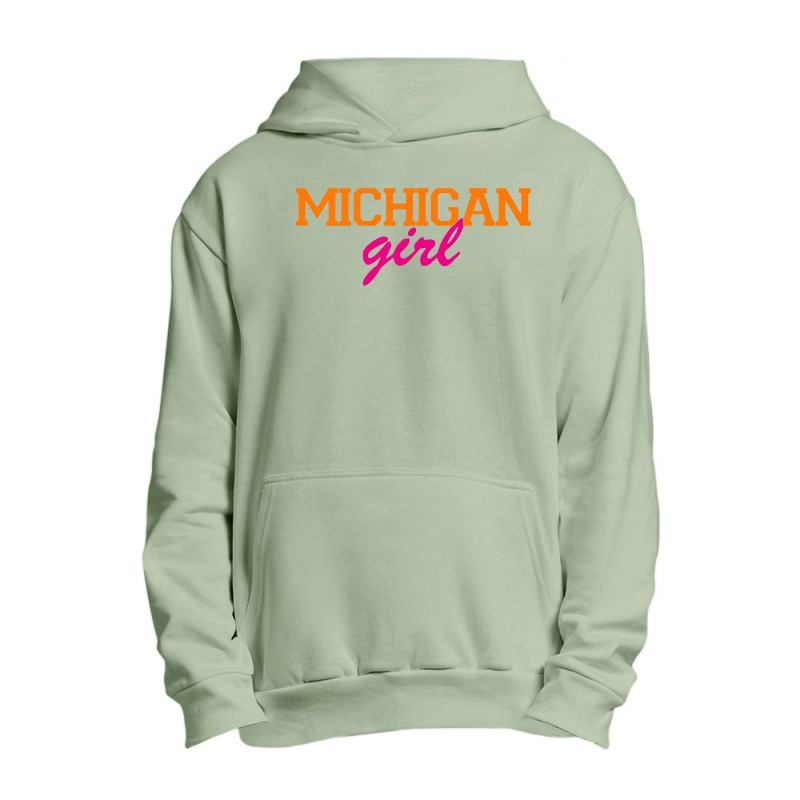 Michigan Girl Urban Pullover Hoodie | Artistshot