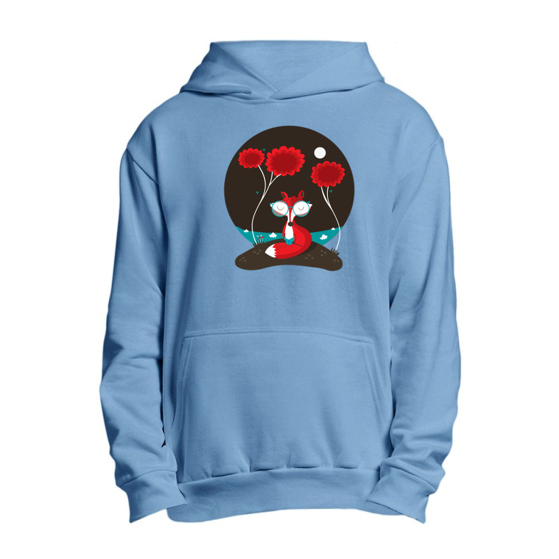 The Read Fox Urban Pullover Hoodie by tasmilacaravi | Artistshot