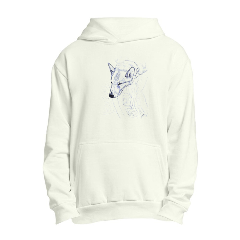 Tristan In Blue Urban Pullover Hoodie by erinlottepetrizii | Artistshot