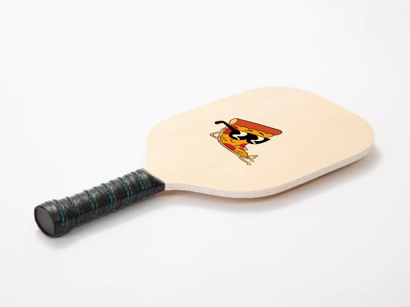 Pizza Steve Cool Cartoon Pickleball Paddle | Artistshot