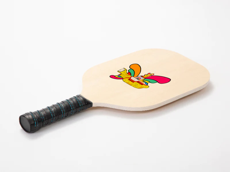 Hand Drawn Yellow Submarine Pickleball Paddle | Artistshot