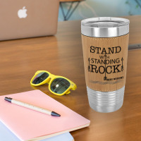 Stand With Standing Rock Leatherette Tumbler | Artistshot