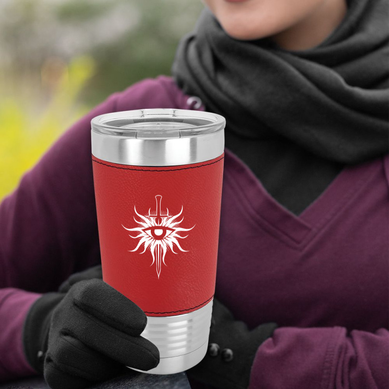 Dragon Age Inquisition Symbol Leatherette Tumbler | Artistshot