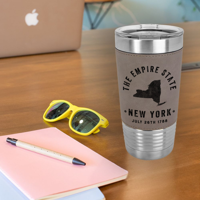 New York, The Empire State Leatherette Tumbler | Artistshot