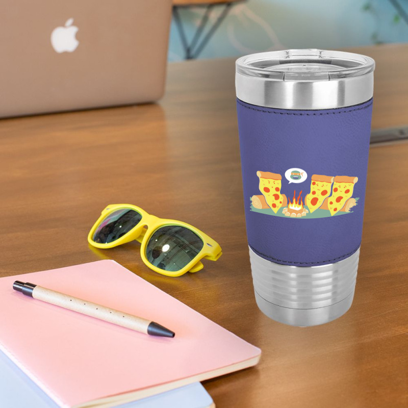 Pizza Campfire Story Leatherette Tumbler | Artistshot