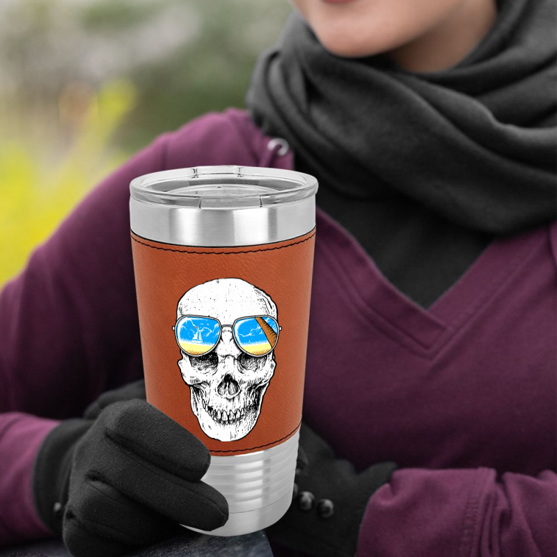 Skull Holiday Leatherette Tumbler | Artistshot