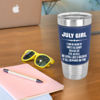 Super July Girl Leatherette Tumbler | Artistshot