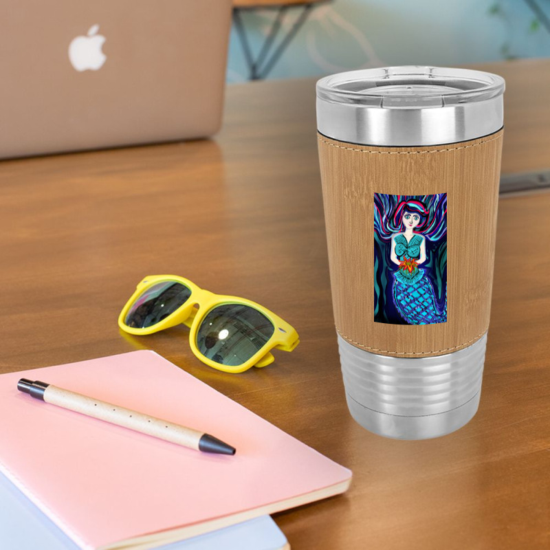 Mermaid Eyes Leatherette Tumbler | Artistshot