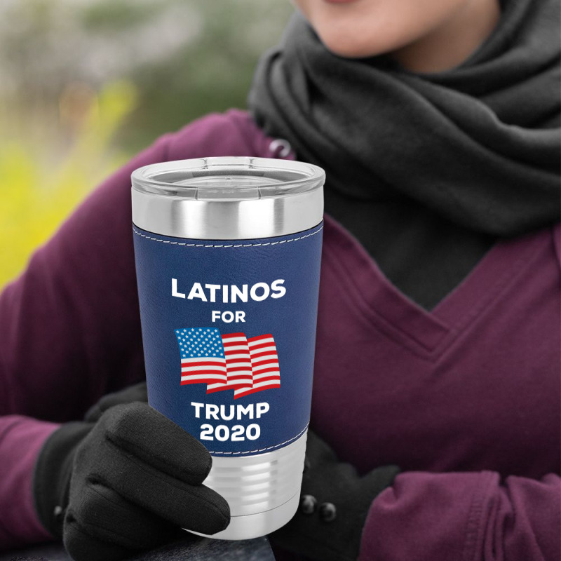 Latinos For Trump 2020 Leatherette Tumbler | Artistshot