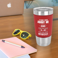 A Short Poem About Me Leatherette Tumbler | Artistshot