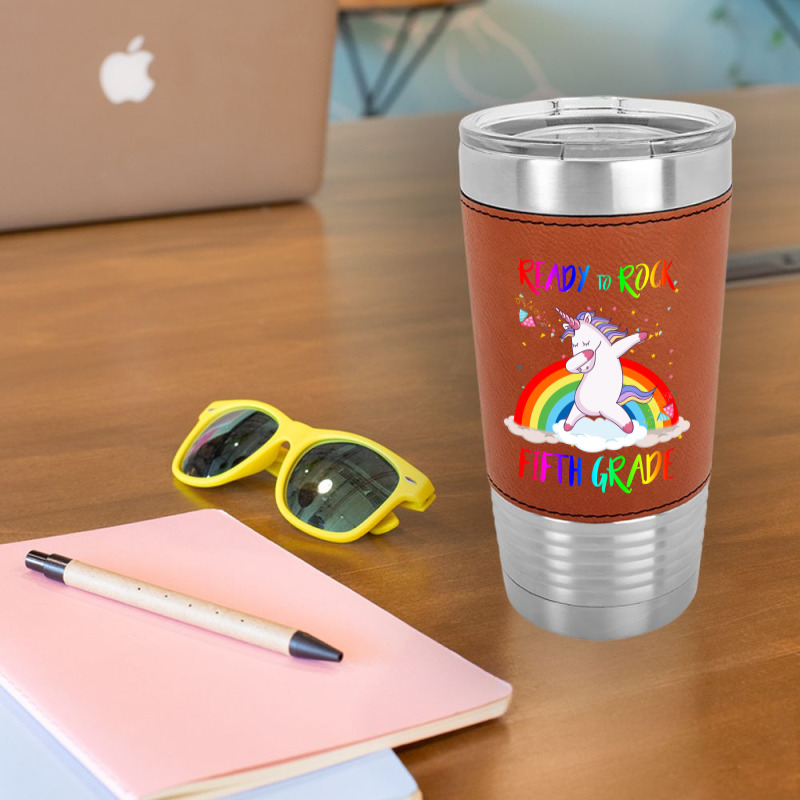 Ready To Rock Fifth Grade Leatherette Tumbler | Artistshot