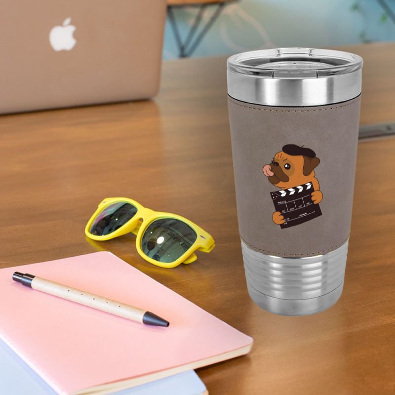 Pug Director Leatherette Tumbler | Artistshot