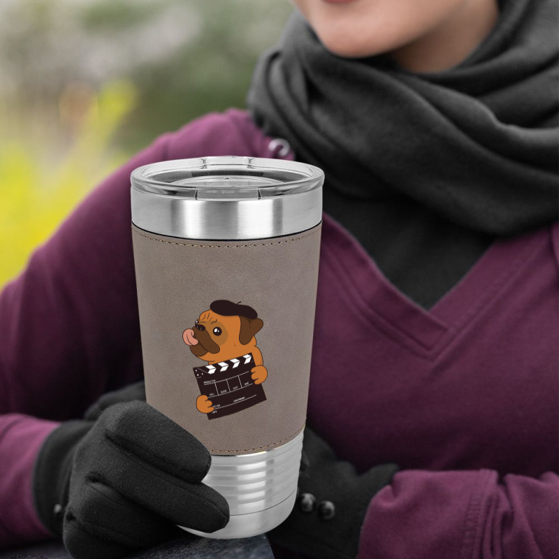 Pug Director Leatherette Tumbler | Artistshot