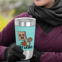 Stay Weird Sack Monkey Leatherette Tumbler | Artistshot