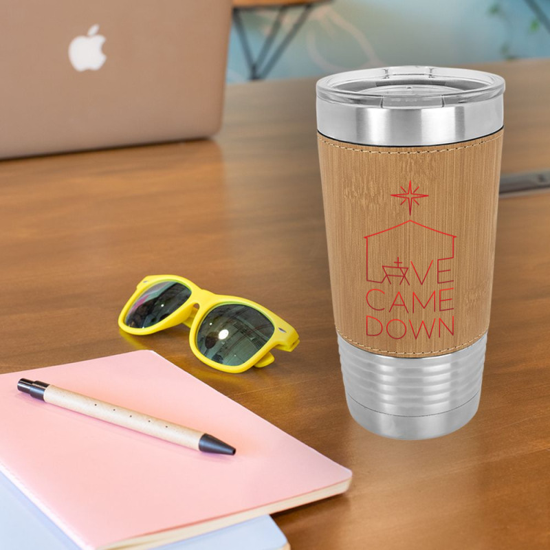 Love Came Down Red Leatherette Tumbler | Artistshot