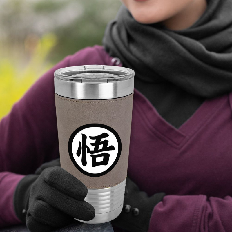 Goku Symbol Leatherette Tumbler by Vanshop99 | Artistshot