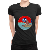 Fishing In Tennessee   Tennessee Fishing Premium Ladies Fitted T-shirt | Artistshot