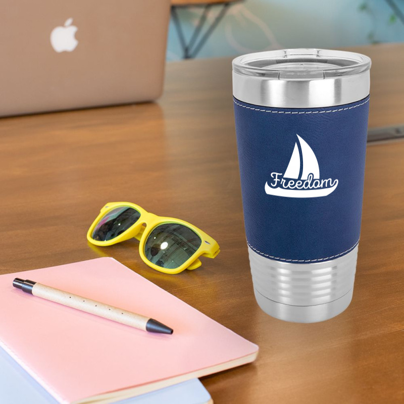 Freedom Of Sail Leatherette Tumbler | Artistshot