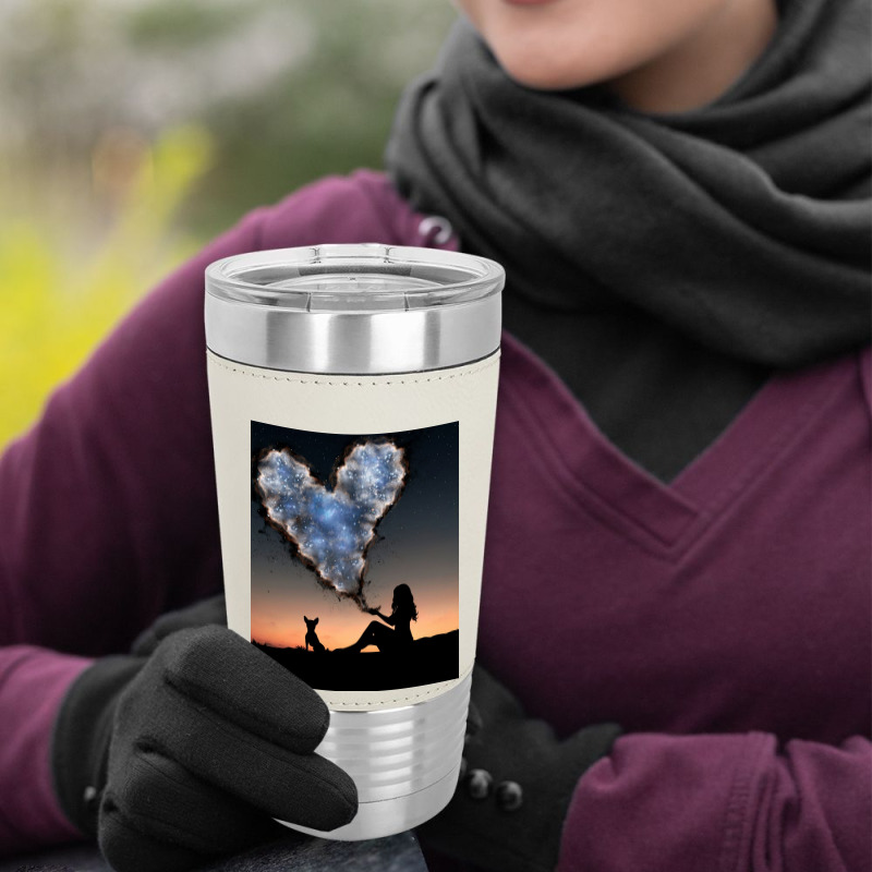 Heart Leatherette Tumbler | Artistshot