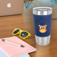 Owl Leatherette Tumbler | Artistshot