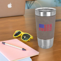 Fishing American Flag Leatherette Tumbler | Artistshot