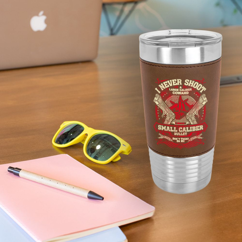 Gun Control I Never Shoot Leatherette Tumbler | Artistshot