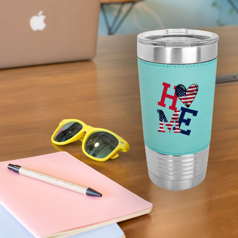 American Flag Home Leatherette Tumbler | Artistshot