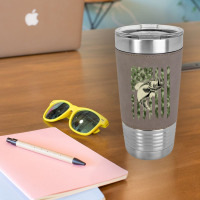 Camouflage American Flag Bass Fishing Leatherette Tumbler | Artistshot