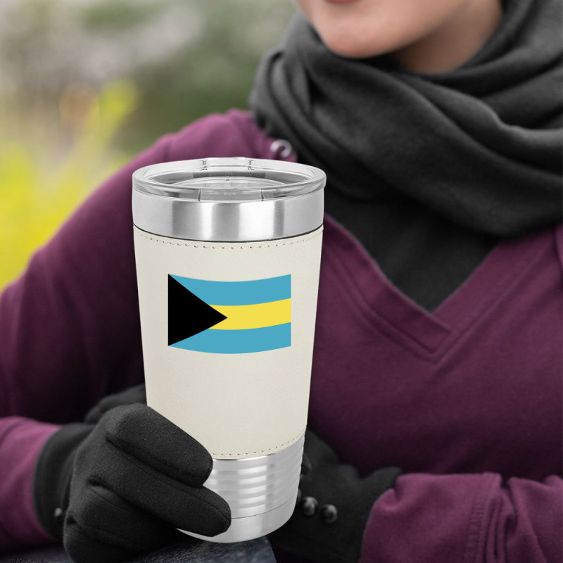 Bahamas Flag Leatherette Tumbler | Artistshot