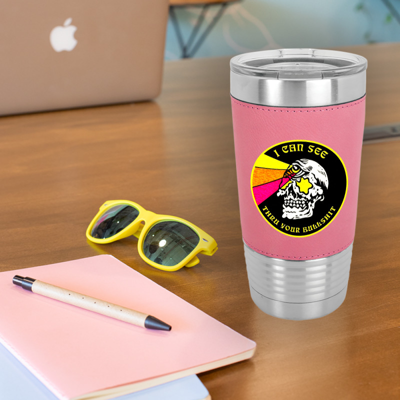 Skull Pop Art Leatherette Tumbler by zig street | Artistshot