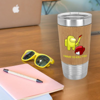 I Want To Kill You Yellow Leatherette Tumbler | Artistshot