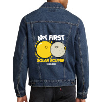 My First Solar Eclipse Men Denim Jacket | Artistshot