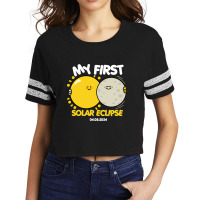 My First Solar Eclipse Scorecard Crop Tee | Artistshot