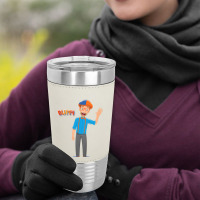 Blippi Blippi Kids Cartoon Blippi T Shirt Leatherette Tumbler | Artistshot