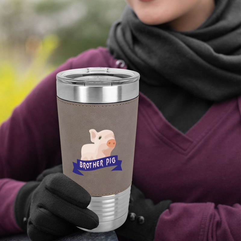 Brother Pig Leatherette Tumbler | Artistshot