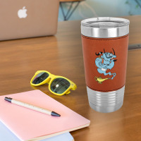 Alaaddin's Magic Lamp Blue Genie Leatherette Tumbler | Artistshot