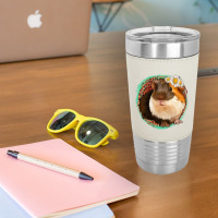 Floral Leopard Guinea Pigs Leatherette Tumbler | Artistshot