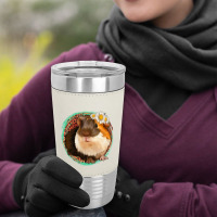 Floral Leopard Guinea Pigs Leatherette Tumbler | Artistshot