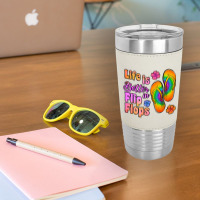 Life Is Better In Flip Flops Leatherette Tumbler | Artistshot