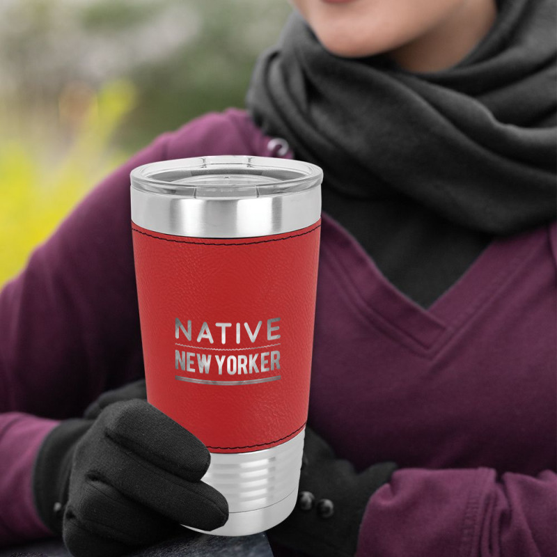 Native New Yorker Leatherette Tumbler | Artistshot