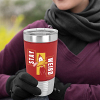 Stay Weird Leatherette Tumbler | Artistshot