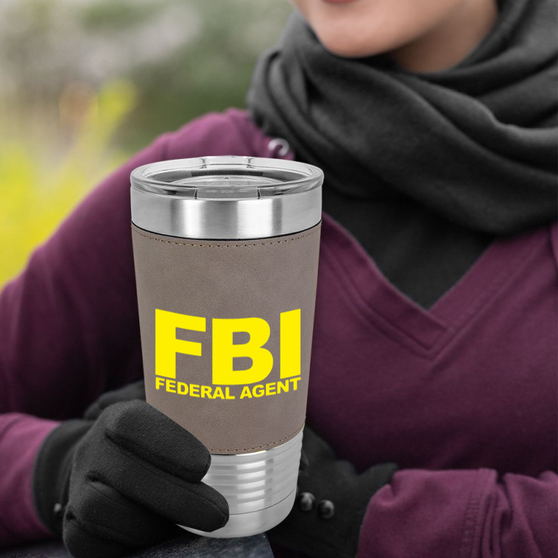 Fbi Federal Agent Leatherette Tumbler | Artistshot