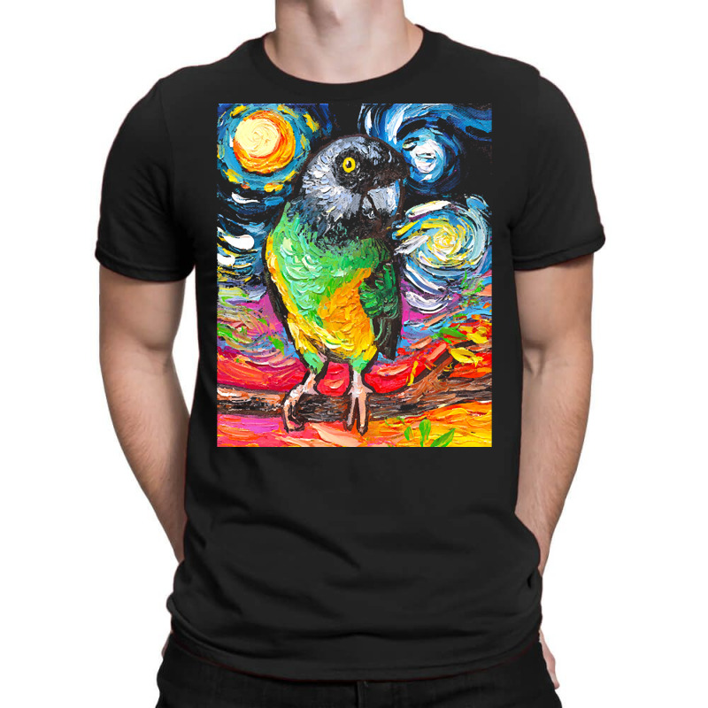 Parrot T  Shirt Senegal Night T  Shirt T-Shirt by victorycanola | Artistshot