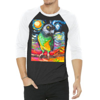 Parrot T  Shirt Senegal Night T  Shirt 3/4 Sleeve Shirt | Artistshot