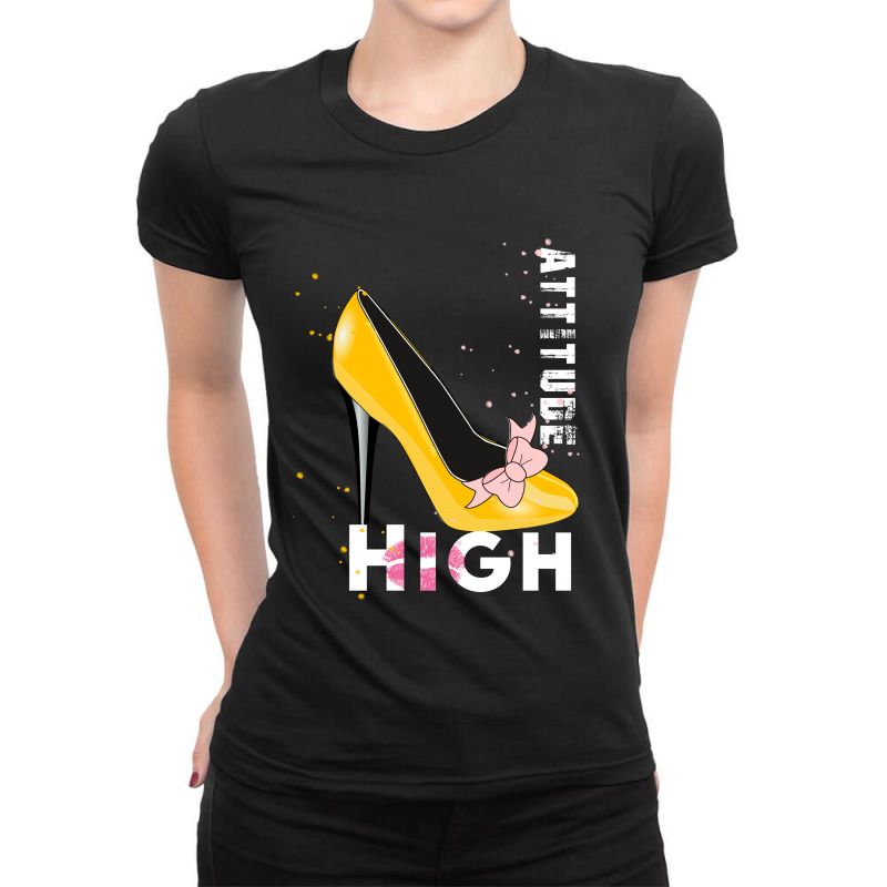 Heels Ladies Fitted T-Shirt by vrushabh2107 | Artistshot