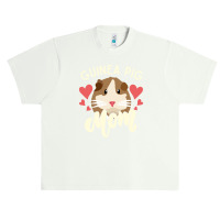 Guinea Pig Mom Love Hearts Gift For Pet Lovers Urban Heavy T-shirt | Artistshot